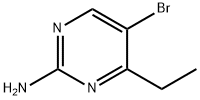 2-Pyrimidinamine, 5-bromo-4-ethyl- Structure