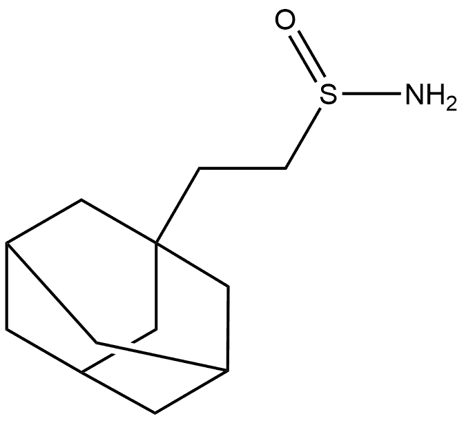 Tricyclo[3.3.1.13,7]decane-1-ethanesulfinamide 化学構造式