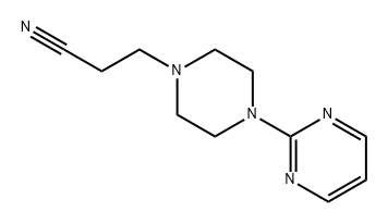 1-Piperazinepropanenitrile, 4-(2-pyrimidinyl)-