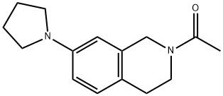 1-(7-(Pyrrolidin-1-yl)-3,4-dihydroisoquinolin-2(1H)-yl)ethanone Structure