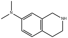 N,N-Dimethyl-1,2,3,4-tetrahydroisoquinolin-7-amine 结构式
