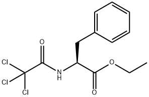 Phenylalanine, N-(trichloroacetyl)-, ethyl ester (9CI) 化学構造式