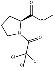 Proline, 1-(trichloroacetyl)-, methyl ester (9CI) Structure