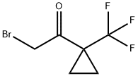 Ethanone, 2-bromo-1-[1-(trifluoromethyl)cyclopropyl]- Structure
