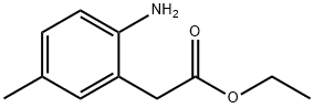 Benzeneacetic acid, 2-amino-5-methyl-, ethyl ester 化学構造式