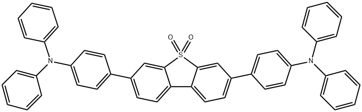 3,7-bis(4-(diphenylamino)phenyl)-dibenzothiophene-S,S-dioxide Structure