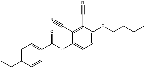 Benzoic acid, 4-ethyl-, 4-butoxy-2,3-dicyanophenyl ester|Benzoic acid, 4-ethyl-, 4-butoxy-2,3-dicyanophenyl ester