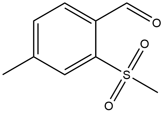 4-Methyl-2-(methylsulfonyl)benzaldehyde|