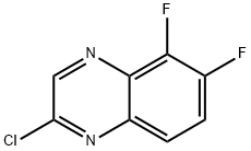 2-Chloro-5,6-difluoroquinoxaline Struktur