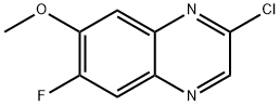 Quinoxaline, 2-chloro-6-fluoro-7-methoxy- Structure