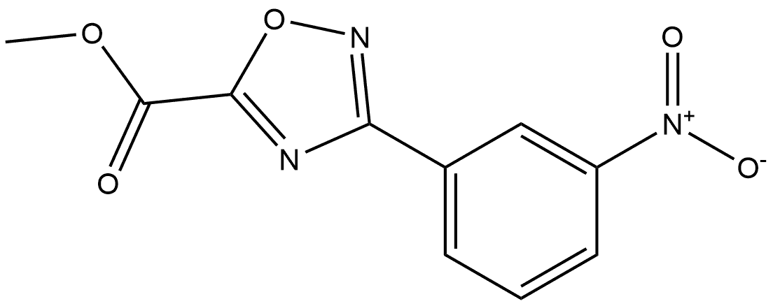 Methyl 3-(3-Nitrophenyl)-1,2,4-oxadiazole-5-carboxylate Structure