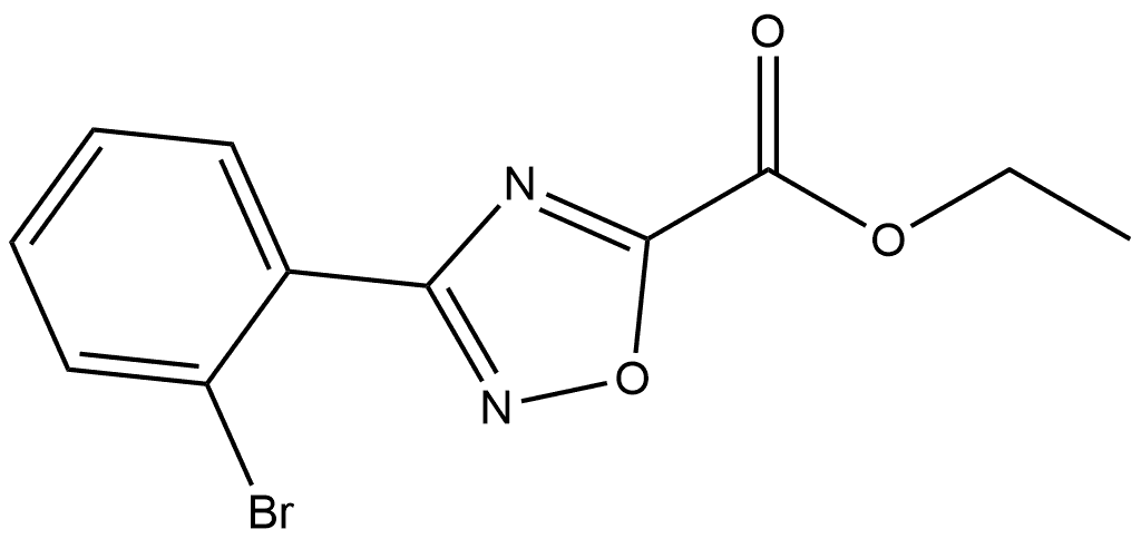 Ethyl 3-(2-Bromophenyl)-1,2,4-oxadiazole-5-carboxylate|3-(2-溴苯基)-1,2,4-噁二唑-5-甲酸乙酯