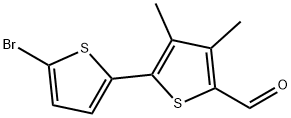 1384127-58-5 5'-bromo-3,4-dimethyl-[2,2'-bithiophene]-5-carbaldehyde