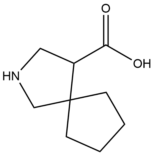2-Azaspiro[4.4]nonane-4-carboxylic acid, (-)- Struktur