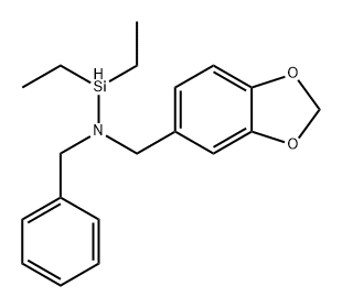 Silanamine, N-(1,3-benzodioxol-5-ylmethyl)-1,1-diethyl-N-(phenylmethyl)-
