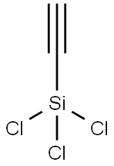 Silane, trichloroethynyl- 结构式