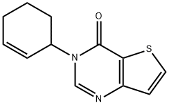 3-(Cyclohex-2-en-1-yl)thieno[3,2-d]pyrimidin-4(3H)-one Struktur