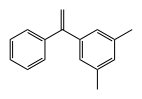 Benzene, 1,3-dimethyl-5-(1-phenylethenyl)- 化学構造式