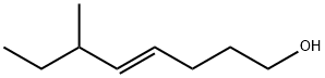 4-Octen-1-ol, 6-methyl-, (4E)- 化学構造式