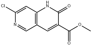 1,6-Naphthyridine-3-carboxylic acid, 7-chloro-1,2-dihydro-2-oxo-, methyl ester|
