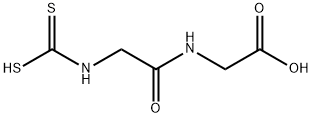 Glycine, N-[[(dithiocarboxy)amino]acetyl]- (9CI) Struktur