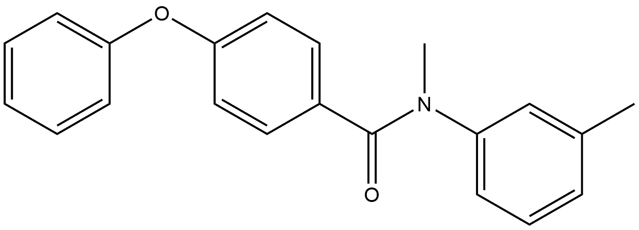 N-Methyl-N-(3-methylphenyl)-4-phenoxybenzamide Structure