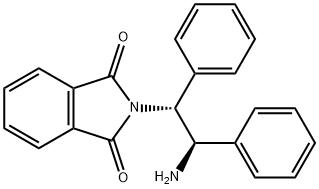 2-[(1R,2R)-2-氨基-1,2-二苯基乙基]-2,3-二氢-1H-异吲哚-1,3-二酮, 1387581-28-3, 结构式