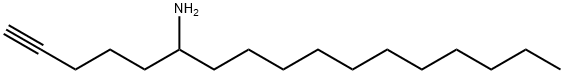 1-ヘプタデシン-6-アミン 化学構造式