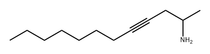 4-ドデシン-2-アミン 化学構造式