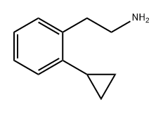 BENZENEETHANAMINE, 2-CYCLOPROPYL-, 1388023-22-0, 结构式