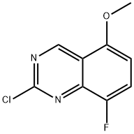 Quinazoline, 2-chloro-8-fluoro-5-methoxy- Structure