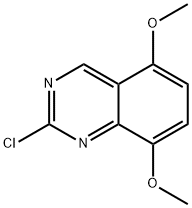 Quinazoline, 2-chloro-5,8-dimethoxy- Structure
