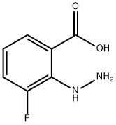 3-Fluoro-2-hydrazinylbenzoic acid Struktur