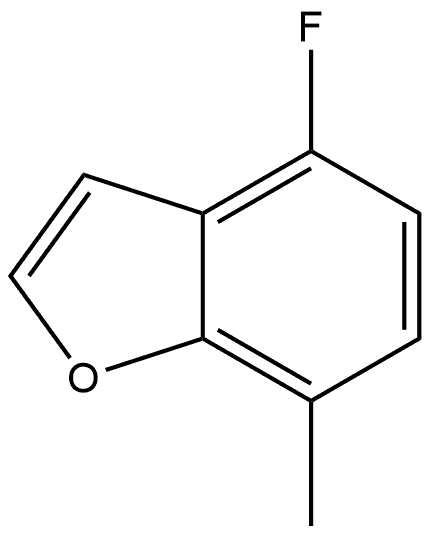 4-Fluoro-7-methylbenzofuran Structure