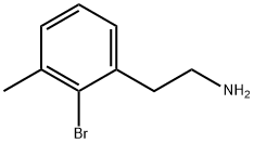 Benzeneethanamine, 2-bromo-3-methyl- 化学構造式