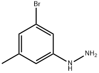 Hydrazine, (3-bromo-5-methylphenyl)- Struktur