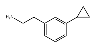 Benzeneethanamine, 3-cyclopropyl- Structure