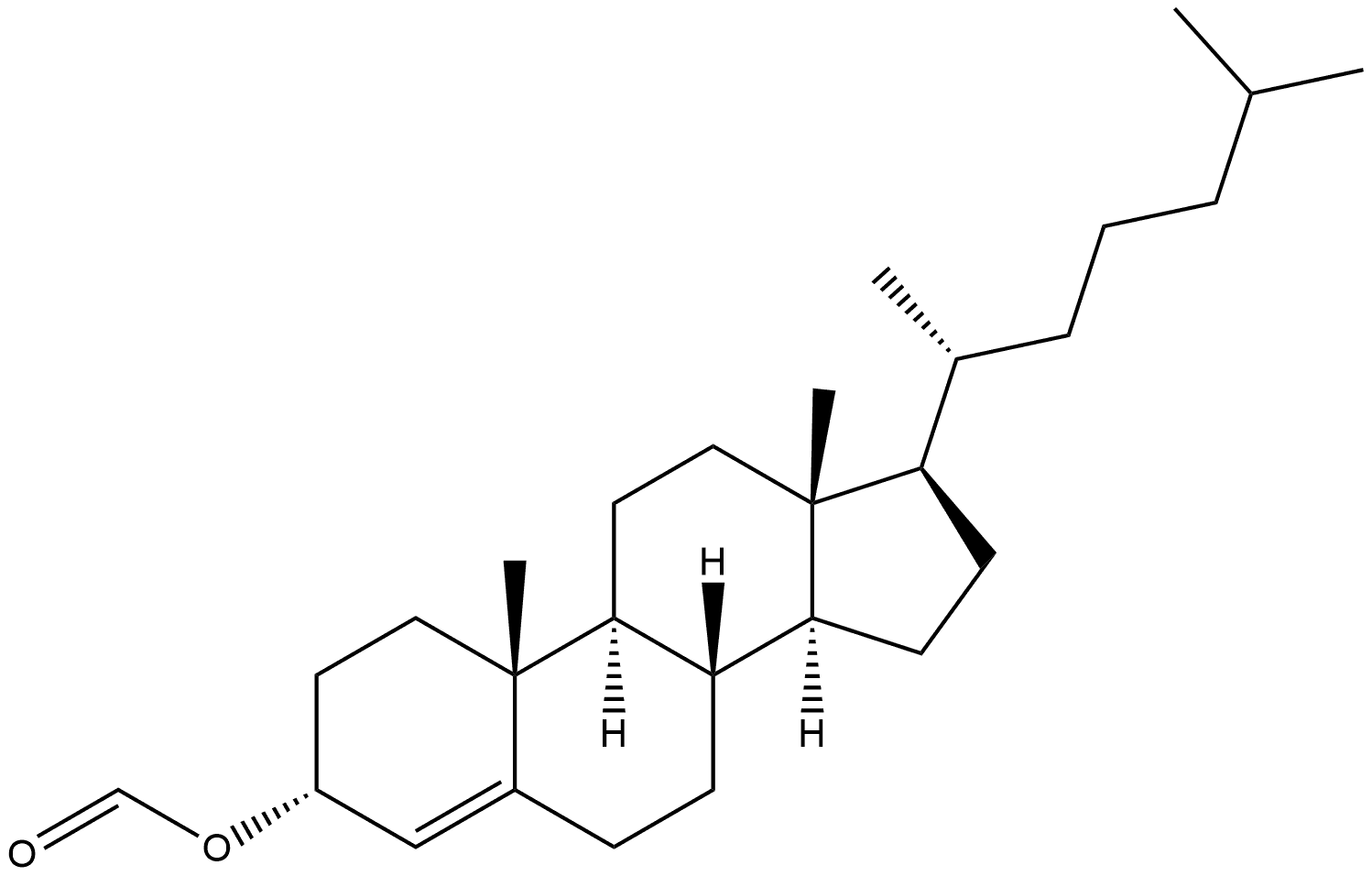 Cholest-4-en-3-ol, formate, (3α)- (9CI)