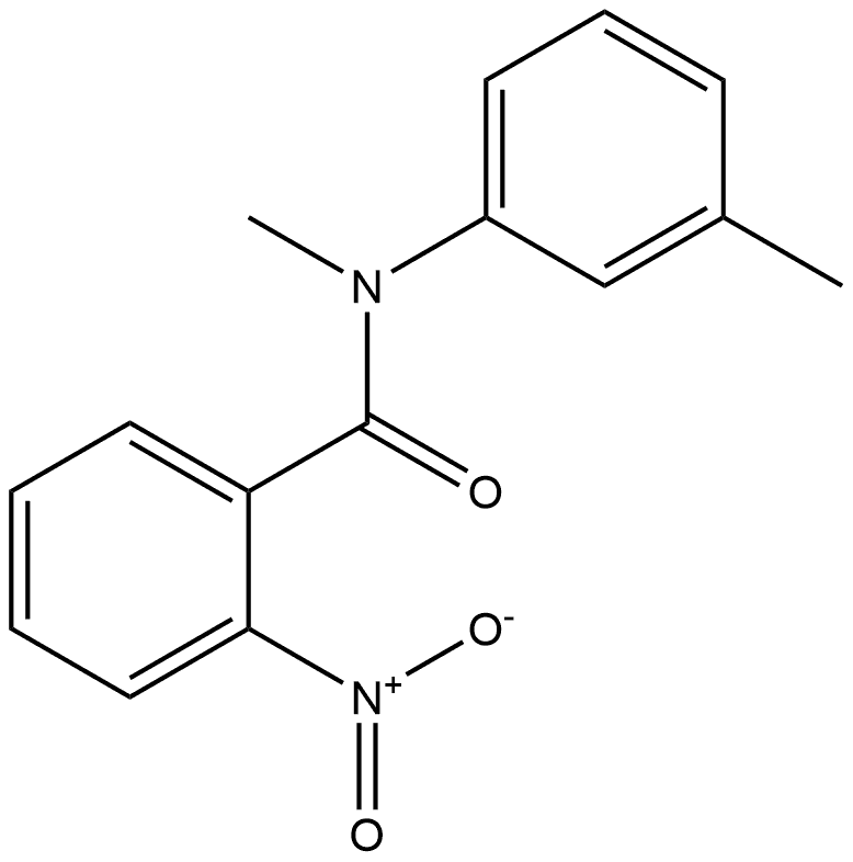 N-methyl-2-nitro-N-(m-tolyl)benzamide,1388323-46-3,结构式