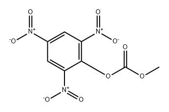 Carbonic acid, methyl 2,4,6-trinitrophenyl ester 化学構造式