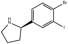 2-(4-bromo-3-iodophenyl)pyrrolidine|