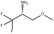 2-Propanamine, 1,1,1-trifluoro-3-methoxy-, (2R)- Struktur