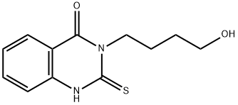 3-(4-Hydroxybutyl)-2-thioxo-2,3-dihydroquinazolin-4(1H)-one Structure