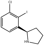 2-(3-chloro-2-iodophenyl)pyrrolidine 结构式