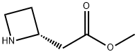 (R)-氮杂环丁烷-2-基-乙酸甲酯, 1389381-68-3, 结构式