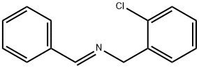 Benzenemethanamine, 2-chloro-N-(phenylmethylene)-, (E)- (9CI) Struktur