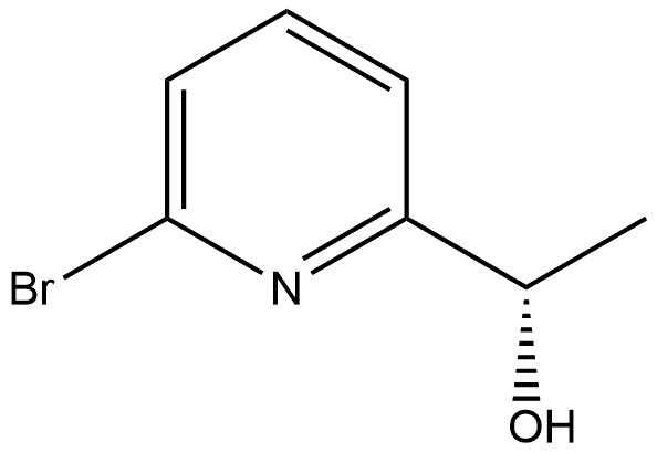 (S)-1-(6-bromopyridin-2-yl)ethanol Struktur