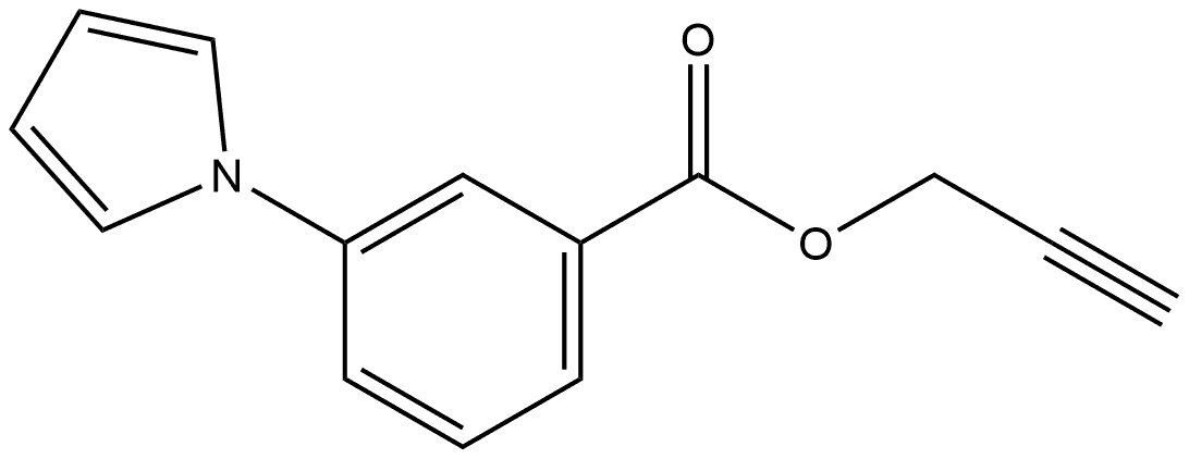 2-Propyn-1-yl 3-(1H-pyrrol-1-yl)benzoate Structure