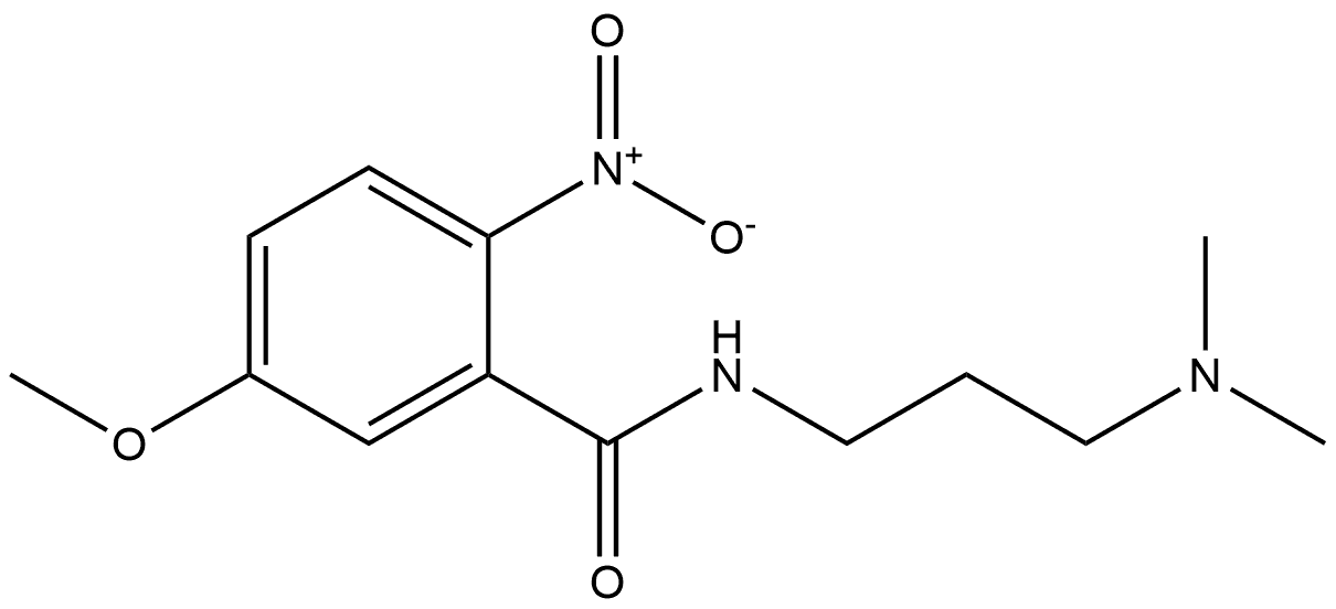 N-(3-(dimethylamino)propyl)-5-methoxy-2-nitrobenzamide Structure