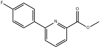 2-Pyridinecarboxylic acid, 6-(4-fluorophenyl)-, methyl ester|6-(4-氟苯基)吡啶-2-甲酸甲酯